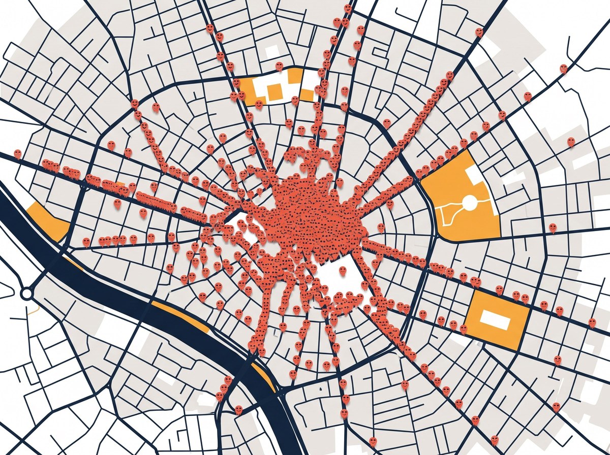 The city being indexed